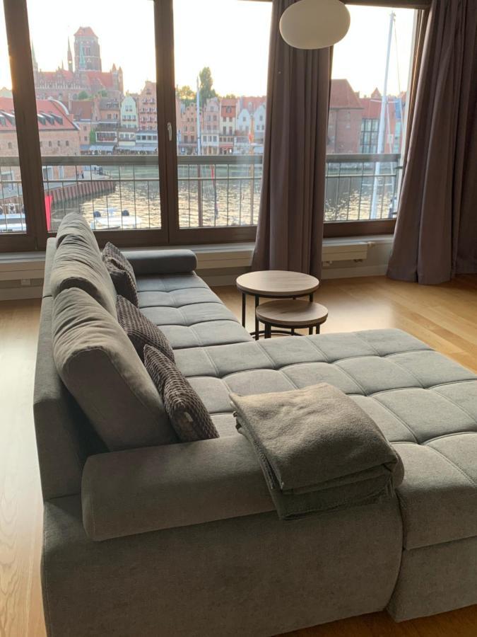 Apartamenty Centrum Nad Motlawa Z Widokiem Na Patio Z Balkonem グダニスク エクステリア 写真